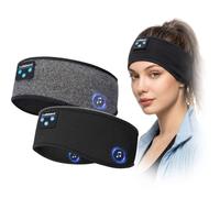 Lullaband Paquete de 2 auriculares para dormir de lado, auriculares para | Diadema Bluetooth con altavoz estéreo HD ultrafino, diadema para dormir de lado, deportes, insomnio, yoga