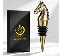 LULLEA Tapón de Vino de Caballo, Regalos de Vino para Hombres y Mujeres, Tapones de Botella Cabeza de Caballo para Vino, Champán, Regalos de Cumpleaños, Protector de Vino, Accesorios de Vino