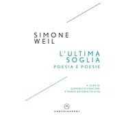 L'ultima soglia. Poesia e poesie (I timoni)