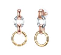 Lulu & Jane Pendientes oro / oro rosa / plata One Size EUR