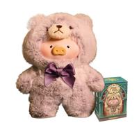 Lulu The Piggy Teddy Lulu Serie Blind Box Figuras de Acción Misterio Caja Linda Caja de Juguete Aleatorio Regalo de Cumpleaños Navidad Juguete Coleccionable para Adornos de Escritorio, 1 unidad