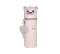 Lulubug Estuche de silicona, Castor Toby, 6 x 6 x 18 cm, Estuche para