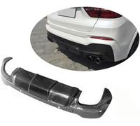 LUlude Coche Parachoques Trasero difusor Labio Spoiler se Adapta para BMW M Sport X4 F26 2015-2016, Coche Parachoques Trasero difusor Labio Protector