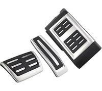 LUlude Cubiertas Pedales Coche para Audi Q7 2006-2015, Reposapiés De Acero Inoxidable Freno Acelerador Pedal Cubierta Accesorios