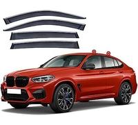 LUlude Deflectores De Aire para BMW X4 F26 G02 2019-2022, CocheViento Cortavientos Ventana Coche Derivabrisas Viseras Deflector