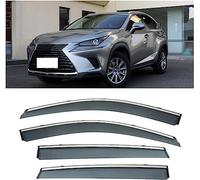 LUlude Deflectores De Aire para Lexus NX200 2015-2022, CocheViento Cortavientos Ventana Coche Derivabrisas Viseras Deflector