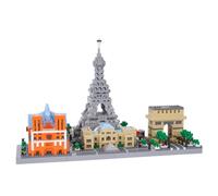 LULUFUN Juego de Bloques de construcción, Arquitectura de Francia Ciudad Skylines, minikit de construcción para Adultos, Juguetes para cumpleaños, Navidad, Año Nuevo, 2462 Piezas