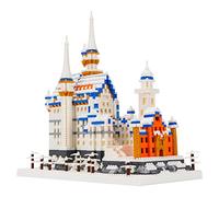 LULUFUN Juego de Bloques de Construcción, Arquitectura Famosa, Maqueta del Castillo de Neuschwanstein, Mini Juego de Bloques, Regalos de Juguete para Niños, Adolescentes y Adultos, 2800 Piezas