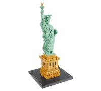 LULUFUN Juego de bloques de construcción, estatua de la libertad, arquitectura de fama mundial, mini bloques de construcción, juguetes educativos y juegos de colección, regalos de juguete para niños y