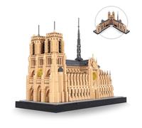 LULUFUN Juego de bloques de construcción movibles Notre Dame de París, modelo de iglesia, rompecabezas 3D para adultos, juguete arquitectónico, 5210 piezas