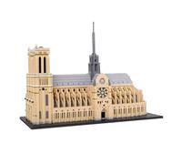 LULUFUN Juego de Bloques de Construcción Notre Dame de Paris, Juego de Construcción de Arquitectura, Mundialmente Famosa Mini Micro Bloques de Construcción Juguetes, Regalo para Adultos y niños