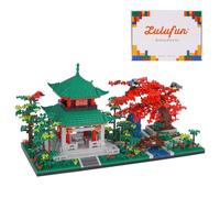 LULUFUN Juegos de bloques de construcción, arquitectura china, mini bloques de construcción, juguetes educativos y coleccionables, regalos de juguete para niños y adultos