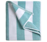 LULUHOME Toalla de Playa de Felpa de Gran tamaño, algodón Esponjoso de 36 x 70 Pulgadas, Toalla de Piscina a Rayas Azules místicas, Toalla Grande para natación de Verano