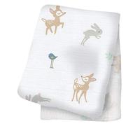 Lulujo 121-000-029 Mantita de muselina de algodón, 120 x 120 cm