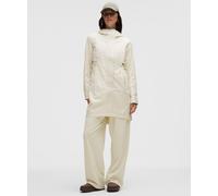 lululemon - Abrigo Impermeable Rain Rebel para Mujer - Malla - Color Blanco - Talla 10