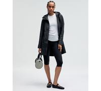 lululemon - Abrigo Impermeable Rain Rebel para Mujer - Malla - Color Negro - Talla 10