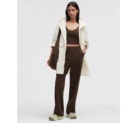 lululemon - Always Effortless Long Jacket Evolve para Mujer - Malla - Color Blanco - Talla XS