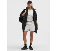 lululemon - Always Effortless Long Jacket Evolve para Mujer - Malla - Color Negro - Talla Mediana