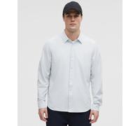 lululemon - Camisa de Manga Larga New Venture Corte Clásico Renovado para Hombre - Algodón Pima - Color Azul - Talla Mediana