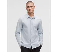 lululemon - Camisa de Manga Larga New Venture Corte Estrecho Renovado para Hombre - Algodón Pima - Color Azul - Talla 2XL