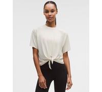 lululemon - Camiseta con Nudo Delantero para Mujer - Color Blanco - Talla Grande