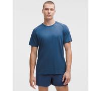 lululemon - Camiseta de Manga Corta Metal Vent Tech para Hombre - Malla - Color Azul - Talla Chica