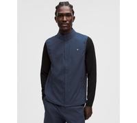 lululemon - Chalecos" "chaqueta Deportivas Windproof Full Zip Golf Vest Logo para Hombre - Malla - Color Azul - Talla Chica