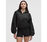 lululemon - Chaqueta Anorak Corto Scuba para Mujer - Color Negro - Talla 14