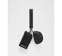 lululemon - Conjunto de Dos Minibolsas con Correa para La Muñeca Cartera - Malla - Color Negro