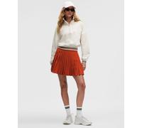 lululemon - Falda de Tenis Plisada de Talle Alto Larga para Mujer - Malla - Talla 6
