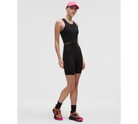 lululemon - Go Further Super High Rise Race Shorts 7" para Mujer - Malla - Color Negro - Talla 2
