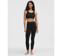 lululemon - Groove No Line High Rise Tight 25" Heart para Mujer - Malla - Color Negro - Talla 8