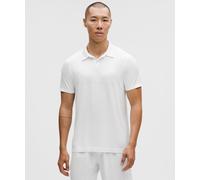lululemon - Knit Short Sleeve Tennis Camiseta Polo para Hombre - Malla - Color Blanco - Talla XS