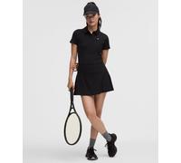 lululemon - Lightweight High Rise Tennis Skirt Stitched Logo para Mujer - Swift - Color Negro - Talla 4