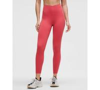 lululemon - Mallas de Talle Superalto Glow Up para Mujer - 64 cm - Color Rojo - Talla 2
