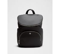 lululemon - Mochila New Parent 17 L - Malla - Color Negro/Gris