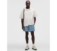 lululemon - Pantalón Corto Beach To Trail con Forro para Hombre - 13 cm - Malla - Color Azul - Talla 2XL