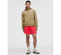 lululemon - Pantalón Corto Beach To Trail con Forro para Hombre - 13 cm - Malla - Color Rojo - Talla 2XL