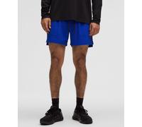 lululemon - Pantalón Corto License To Train sin Forro para Hombre - 13 cm - Malla - Color Azul - Talla 2XL