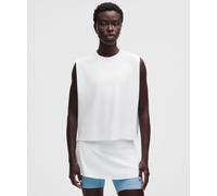 lululemon - Relaxed Fit Muscle Tank Top Trim para Mujer - Color Blanco - Talla XL
