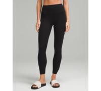 lululemon - s de Talle Alto Align Diamante para Mujer - 64 cm - Malla - Color Negro - Talla 10