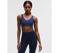 lululemon - Sujetador Glow Up Sujeción Ligera Copas B/C para Mujer - Color Azul - Talla 2XS