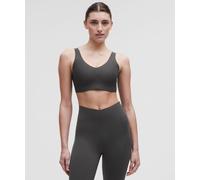 lululemon - Sujetador Glow Up Sujeción Ligera Copas B/C para Mujer - Color Gris - Talla 2XS