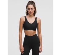 lululemon - Sujetador Glow Up Sujeción Ligera Copas B/C para Mujer - Color Negro - Talla Mediana