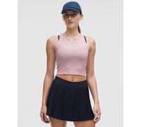 lululemon - Swiftly Tech Cropped Round Neck Tank Top 2.0 para Mujer - Color Rosa - Talla 0
