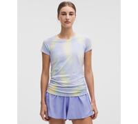 lululemon - Swiftly Tech Short Sleeve Shirt 2.0 Hip Length Wash para Mujer - Malla - Color Tie Dye/Pastel - Talla 4