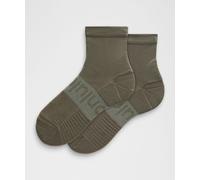 lululemon - Unisex Power Stride Ankle Socks - Malla - Color Verde - Talla Chica