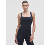 lululemon - Wunder Under Smoothcover Tank Top Light Support A/B Cup para Mujer - Color Azul - Talla 10