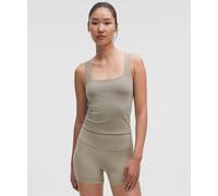 lululemon - Wunder Under Smoothcover Tank Top Light Support A/B Cup para Mujer - Color Gris - Talla 10