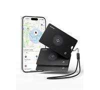 LULULOOK 3 Pack Air Tag Card magnética Recargabilidad Tracker Ultradelgado Bluetooth Smart Tracker Compatible con App Buscar Apple Find My(Sólo iOS),IP68 Impermeable Buscador para Cartera,Maletas,etc